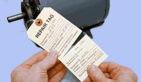 2-Part Repair Tags for Industry
