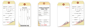 Blank Carbonless Plastic Inventory Tags