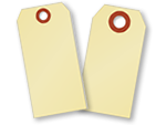 Blank Manila Tags with Large Holes