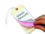 Blank Manila Tags with Paper Copy
