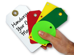 Blank Plastic Tags