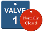 Custom Engraved Valve Tags