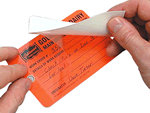 Custom Self-Laminating Tags
