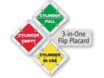Cylinder Status Alert Placard