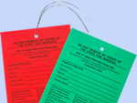 Fire Sprinkler Tags