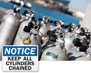 Gas Cylinder & Compressed Gas Signs