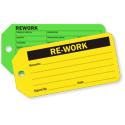 Serialized Color Coded Rework Tags 