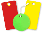 Blank Plastic Tags