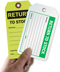 Return to Stock Tags