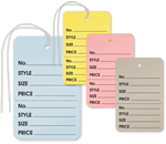 Retail Garment Price Tags