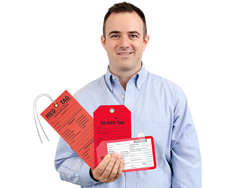 5S Red Tags