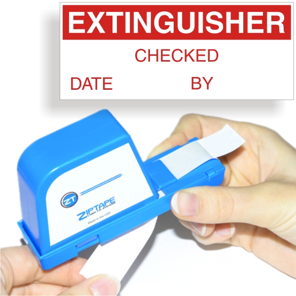 Fire Extinguisher Inspection Labels