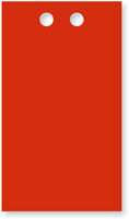 2” x 3½” Red PVC Tag