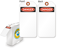 Danger Lock Out Tag-in-a-Box with Fiber Patch