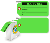 O.K. to Use Inspection Tag-in-a-Box with Fiber Patch
