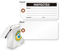 Inspected Inspection Tag-in-a-Box with Fiber Patch
