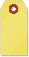 Yellow Cardstock Tags