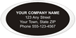 Oval Advertising Labels