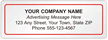 Advertising Label