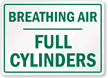Breathing Air Full Cylinders