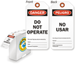 Peligro No Usar/Danger Do Not Operate Tag