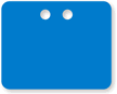 2” x 2½” Blue PVC Tags