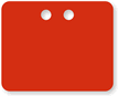 2” x 2½” Red PVC Tags