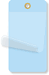 2¼” x 4¼” Light Blue Self-Laminating Tag