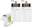 Service Record Tag-in-a-Box with Fiber Patch