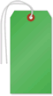 Dark Green Cardstock Tags (with strings)