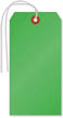Dark Green Cardstock Tags (with strings)