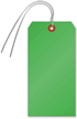 Dark Green Cardstock Tags (with wires)