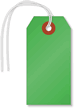 Dark Green Cardstock Tags (with strings)