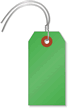 Dark Green Cardstock Tags (with wires)