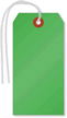 Dark Green Cardstock Tags (with strings)