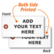 Double Sided Custom Warehouse Tyvek Tag