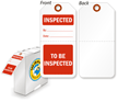 To Be Inspected / Inspected 2-Part Plastic Tag