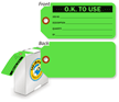 O.K. to Use Inspection Tag-in-a-Box with Fiber Patch
