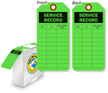 Service Record Tag-in-a-Box with Fiber Patch