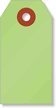 #1 (2¾ in. x 1-3/8 in.) Green Cardstock Tags