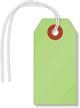 Light Green Cardstock Tags (with strings)