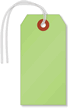 Light Green Cardstock Tags (with strings)