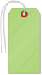 Light Green Cardstock Tags (with strings)