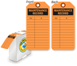 Maintenance Record Tag-in-a-Box with Fiber Patch