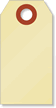 Manila 10-point Cardstock Tags (with 3/8 in. hole)