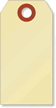 Manila 10-point Cardstock Tags (with 3/8 in. hole)