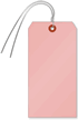 Pink Cardstock Tags (with wires)
