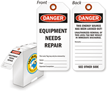 Danger Equipment Needs Repair Lock Out Tag-in-a-Box