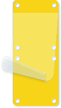 Yellow Blank Tag