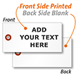 Single Sided Custom Warehouse Tyvek Tag